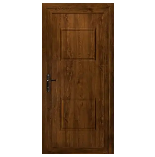 Puerta Doble cuadro Nogal